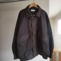 MONO-MART スムースタッチバルーン オーバーサイズジップブルゾン