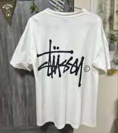 80’sUSA製黒タグold stussy ショーンフォントロゴ Tシャツ L