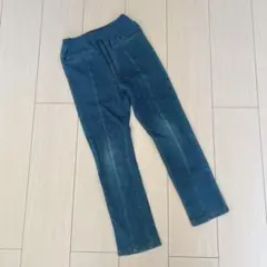120cm デニム 長ズボン　プティマイン