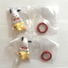 キーリングハンガー ポチャッコ 2点セット サンリオ ガチャ