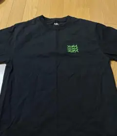 x-girl 半袖Tシャツ 黒 緑ロゴ