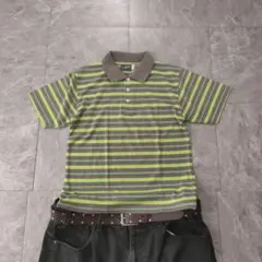archive border polo shirt layered Y2K - メルカリ
