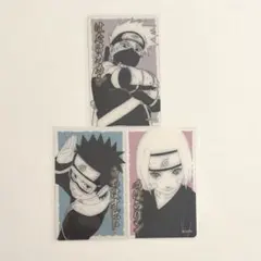 NARUTO はたけカカシ うちはオビト のはらリン クリアカード 中国限定