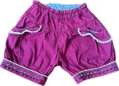 petit jam 紫色 ハーフパンツ120