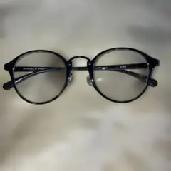 JINS LRF-195-122AA グレーラウンドメガネ