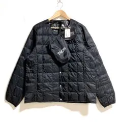 【新品タグ】 TAION 体温 インナーダウン　ダウンジャケット　XL ブラック