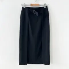MARGARET HOWELL LIGHT LINEN プリーツスカート 黒 2 - メルカリ
