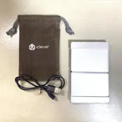 iclever 折りたたみワイヤレスキーボード silver