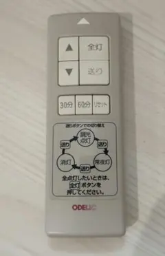 オーデリック　SGM-910IV　リモコン