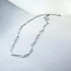 シルバー チェーンネックレス（ステンレススチール）
