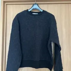 【美品】BEAUTY&YOUTH ブラック クルーネック トレーナー