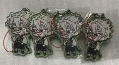 鬼滅の刃 パールアクリルストラップ 不死川実弥 4点セット