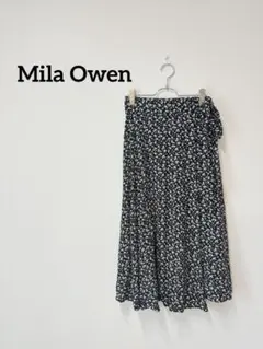 Mila Owen ミラオーウェン 小花柄 ラップスカート ロングスカートのサムネイル
