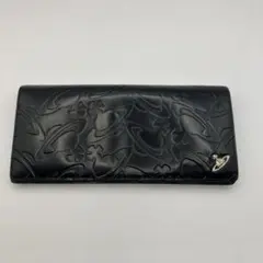 美品 ■ヴィヴィアンウエストウッド■ オーブ ブラック ファスナー長財布
