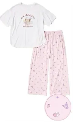 ユニクロ　ちいかわ☓サンリオ　ラウンジセット　ルームウェア Lサイズ