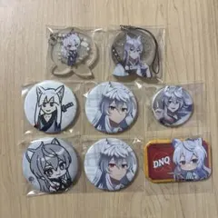 どぬくさん 缶バッチ キーホルダー各種 カラフルピーチ