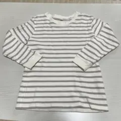 無印良品　子供服　ボーダー長袖　サイズ120