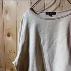 AE5755 COX 長袖トレーナー クリームベージュ メンズ M 60