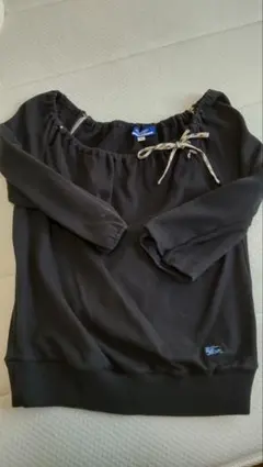 BURBERRY オフショルダー ブラック トップス 38