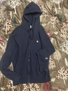 Champion ネイビー フルジップパーカー