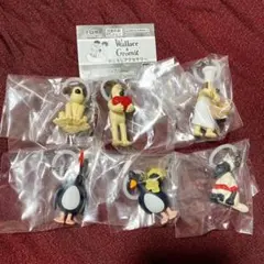 ウォレスとグルミット　めじるしアクセサリー　ガチャ　コンプリートセット