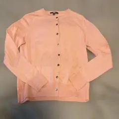 UNIQLO メリノクルーネックカーディガン ピンク L