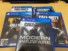 【中古】PS4 コール オブ デューティ ソフト 5本セット