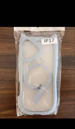 猫耳 × しっぽ iPhone 17用ケース ブルー