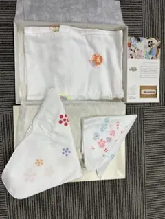 京都・祇園の老舗和装小物店井澤屋のオリジナルガーゼ「まいまい」シリーズ3点セット