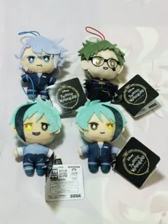 ツイステ ぬいぐるみ アズール ジェイド フロイド トレイ