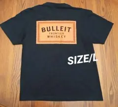 BULLEIT WHISKEY/LOGO T-SHIRT/BLACK/L