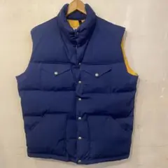 USA製 茶タグ THE NORTH FACE Ｌ　ネイビーダウンベスト