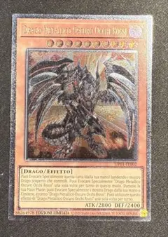 EU フランス語 レッドアイズ・ダークネスメタルドラゴン 遊戯王