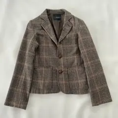 archives チェック　ジャケット