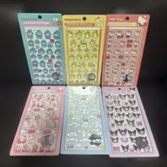 サンリオ　ボンボンドロップシール　3Dシール 6種セット♪