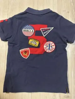 DOUBLE.B ネイビー ポロシャツ 120cm ダブルビー