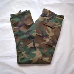 美品 ロスコ BDU カーゴパンツ ウッドランドカモ LARGE REGULAR