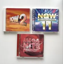 洋楽オムニバスCD 3枚セット NOW 2 NOW 11 MEGA HITS