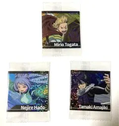 ヒロアカ　ウエハースチョコ4 ヒーロー科３年生セット　ミリオ　ねじれ　環