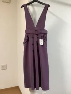 さ*ん様 グレイル　新品未使用ラベル付き　パープルトレンチワンピース　M