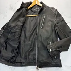 ラトルトラップ　シングルライダース　レザージャケット　ブラック