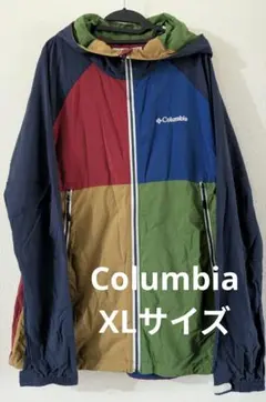Columbia XL マルチカラーナイロンジャケット