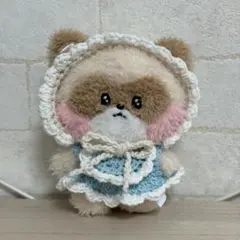 zeroni ぬいぐるみ　ぬい服　フリルヘッドドレスセットBL ハニニ　zb1