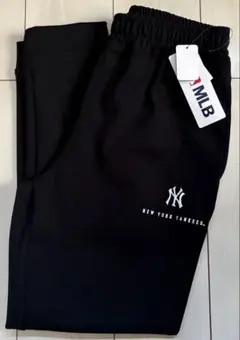 新品　LL サイズ　MLB ヤンキース　ロングパンツ ジョガー　黒