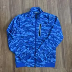 Puma ブルー系 迷彩柄 ウィンドブレーカー