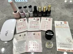 ジェルネイルセット LEDランプ付き