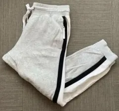 ★00s NIKE AIR スウェットパンツ グレー 白紺ライン XL