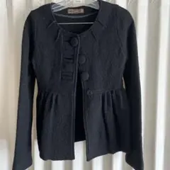 ZARA100％ウール レディースジャケット 黒 S