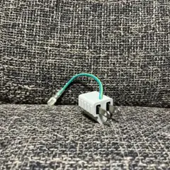 変換アダプタ　変換プラグ　コンセント　アース　白②