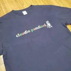 claudio pandiani Tシャツ ネイビーのサムネイル